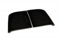 Panel T Top Tempered Galaxy Glass Black Pair-68-82