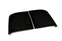 Panel T Top Tempered Galaxy Glass Black Pair-68-82