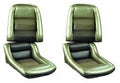 Cover Seat-100% Leather Mounted On Foam-4 Inch Bolster Collector Edition-82