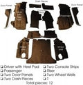 Carpet Set Complete Coupe Cut Pile Mass Back-84-87