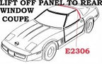 Weatherstrip Lift Off Panel To Rear Window Coupe Usa Each-84-96