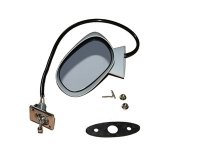Mirror Exterior Rear View Remote Control Sport Left New Reproduction-77-82