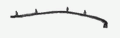 Retainer Rear Bumper Side Right-74-82