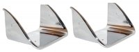 Bezel Exhaust Chrome Plated Pair-70-73