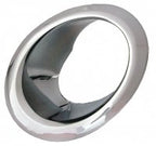 Bezel Exhaust Chrome Left-66-67