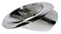 Bezel Exhaust Chrome Right-66-67
