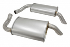 Muffler Aluminized-2.25 Inch Pair L48-78