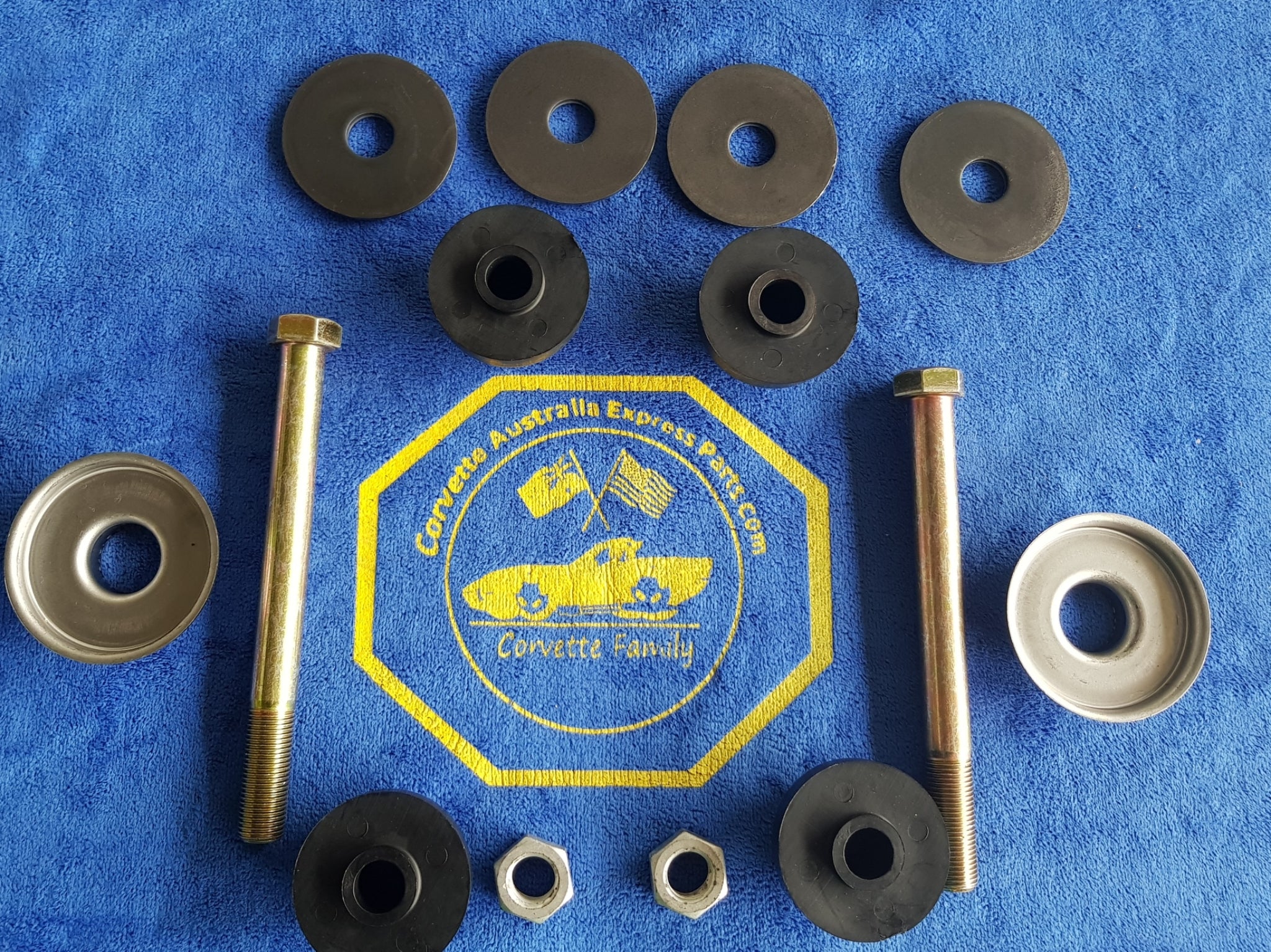 Mount Kit Rear Spring-14 Pieces Polyurethane Replacement Style Bolts-63-82