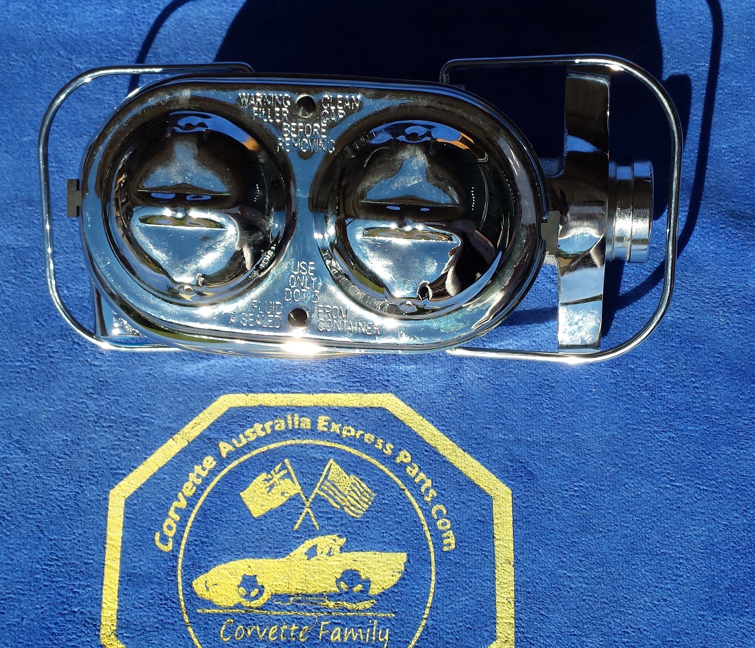 Cylinder Master Chrome With Power Brakes-68-76