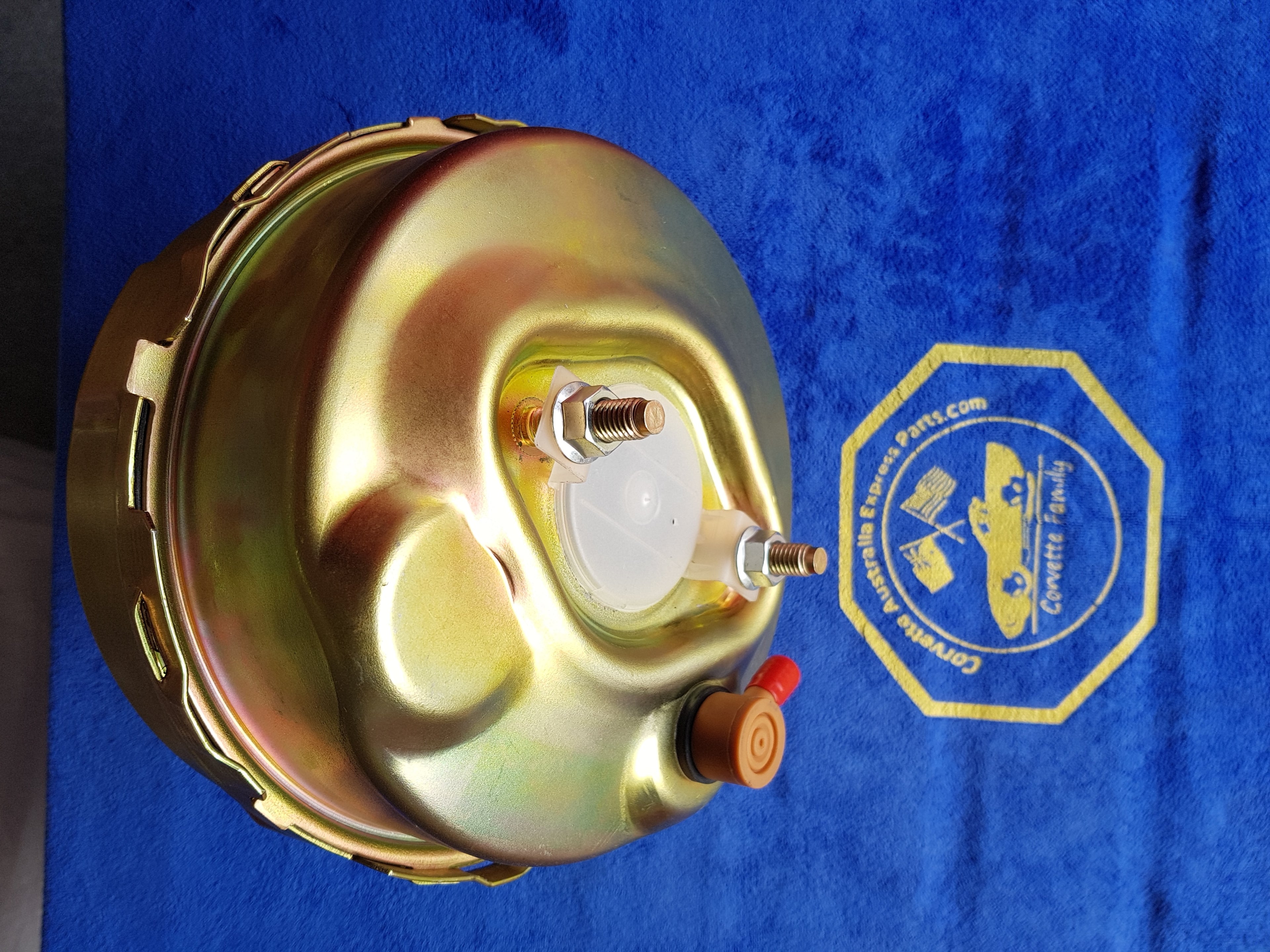 Booster Power Brake New Gold Cadmium Plated-77-82