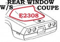Weatherstrip Rear Window Coupe Usa-84-96