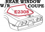 Weatherstrip Rear Window Coupe Usa-84-96