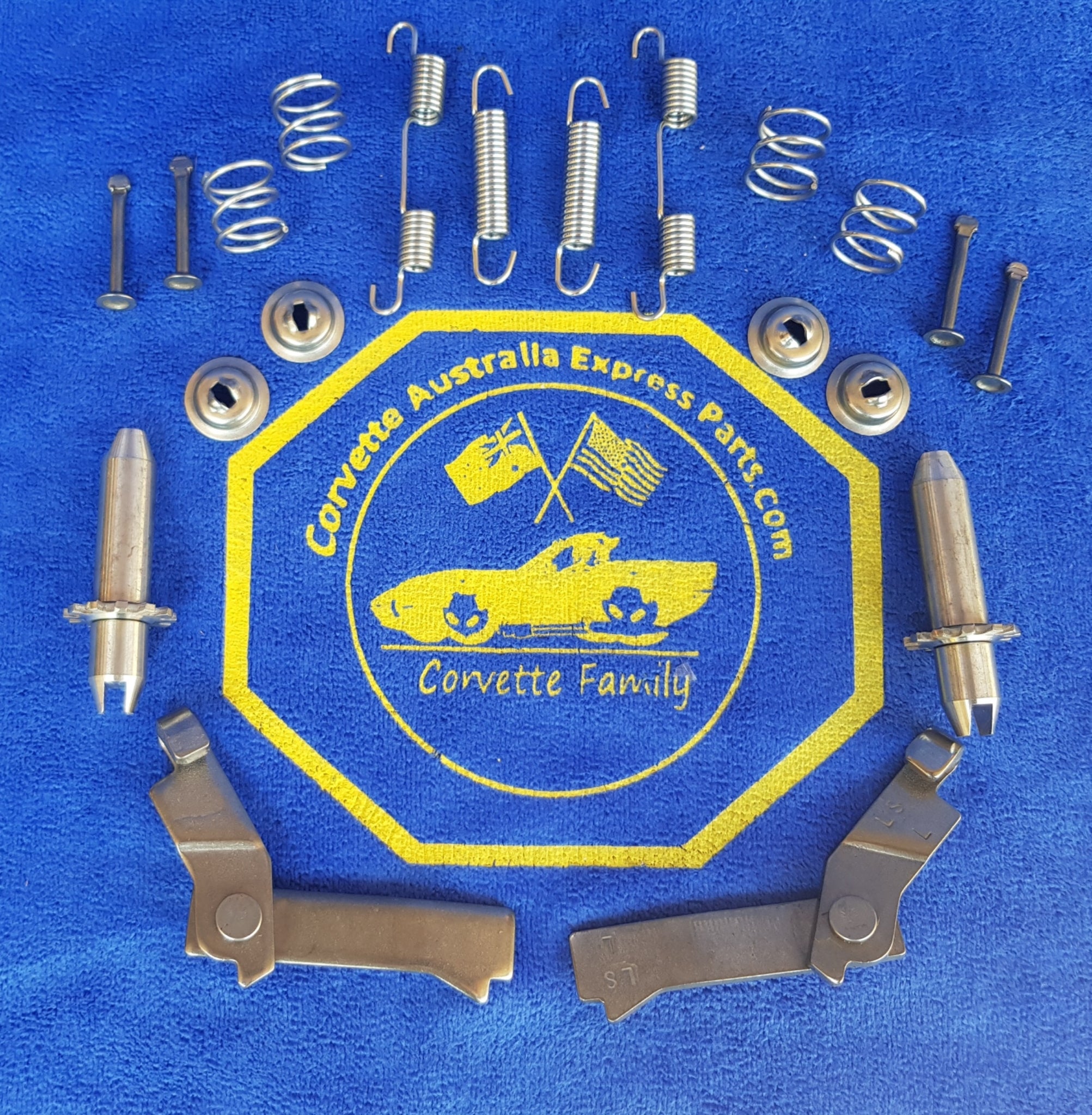 Hardware Kit Emergency Brake Stainless Steel-65-82