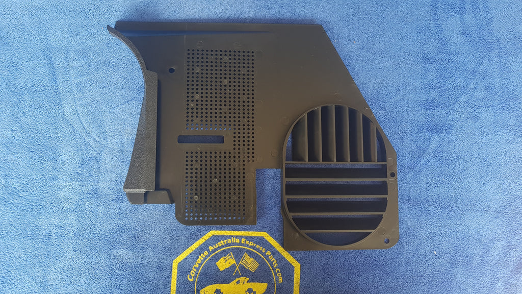 Panel Kick With Vent Black Left-78-82