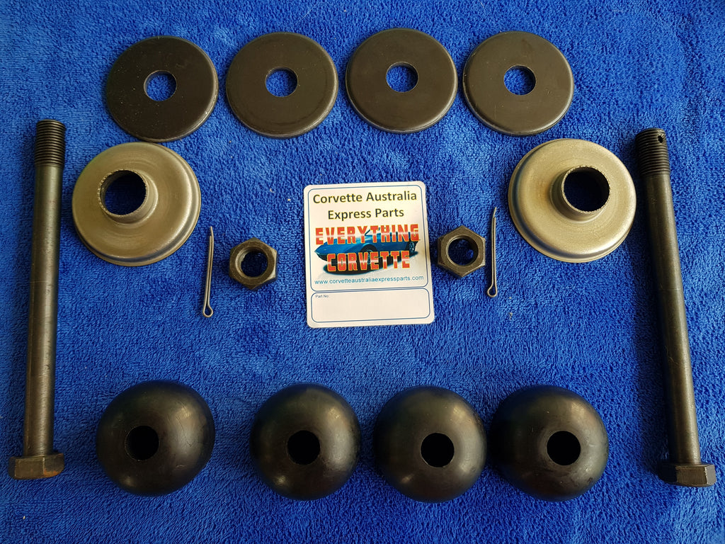 Mount Kit Rear Spring-16 Pieces Polyurethane Original Style Bolts-63-82