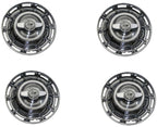 Hubcap Set With Spinners And Hardware-4 Pieces-59-62