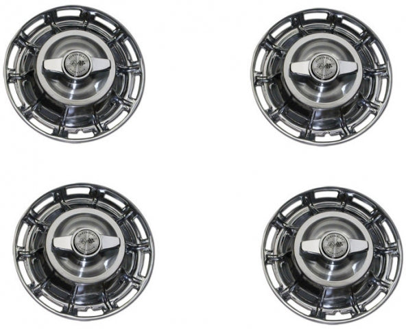 Hubcap Set With Spinners And Hardware-4 Pieces-59-62