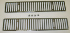 Grille Rear Deck Vent Chrome Pair-68-76