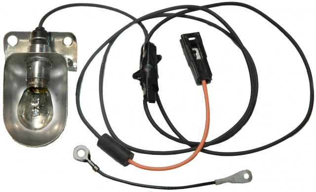 Lamp Assembly Under Hood With Light Bulb And Ground Wire Usa-77L-79