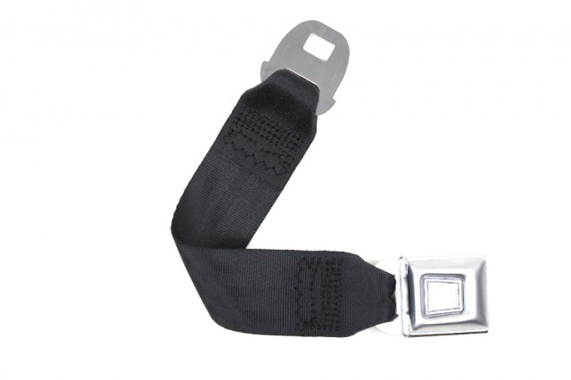 Extension Seat Belt With Metal Buckle-12-Black-7 Panel Webbing Each-68-96
