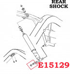 Mounting Kit Shock Absorber Rear Lower-6 Piece-53-82