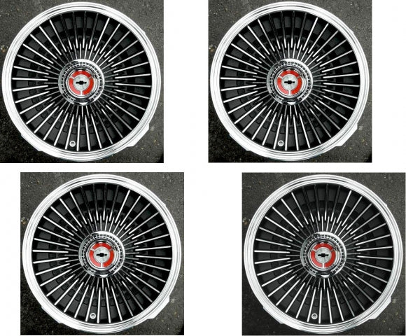 Wheel Set Aluminum Bolt On Center Bowtie Cap Not Included-67