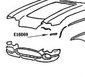 Bonding Strip Front Panel To Surround Press Molded White Left Hand-58-61