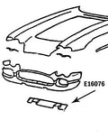Panel / Baffle Front Lower Filler Press Molded White-58-62