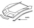 Bonding Strip Fender Front Upper Press Molded Black Left Hand-68-72