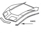 Bonding Strip Fender Front Upper Press Molded Black Left Hand-68-72