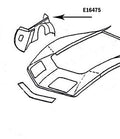 Skirt Inner Fender Press Molded Black Righ Hand-68-72