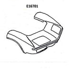 Front Clip, Front End Center Of Wheel Well Forward Hand Layup-70-72