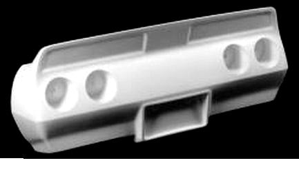Bumper Rear-80-82 High Rise Style Fiberglass Also Fits -74-82