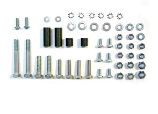 Bolt Kit Front License Plate Bumperette-50 Pieces-58-62