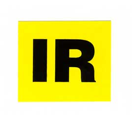 Decal Valve Cover Engine Code Letter Ir-66-68