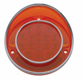 Lens Tail Light Led Red With Stainless Steel Rim Each-68-73