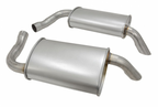 Muffler Aluminized-2.25 Inch Pair L48-78