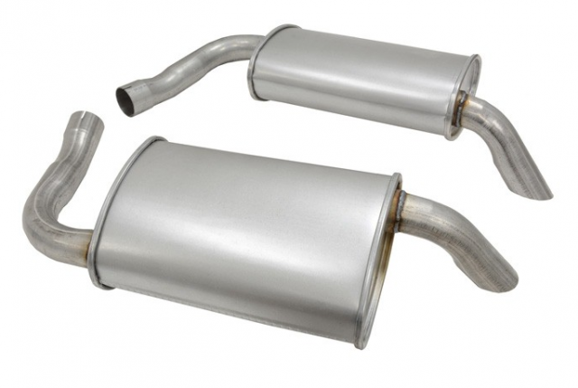 Muffler Aluminized-2.25 Inch Pair L48-78