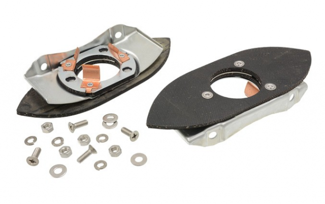 Retainer Exhaust Tail Pipe In Bumper With Hardware Pair-58-60
