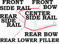 Weatherstrip Kit Soft Top Usa-10 Piece-68-75