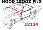 Weatherstrip Hood Ledge Usa-63-82