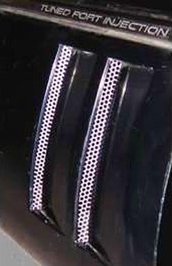 Vent Grille Side Fender Perforated Stainless Steel-4 Pieces-84-90
