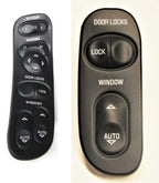 Switch Power Window With Memory Option Left & Power Door Lock And Power Window Right-97-04