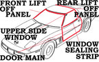Weatherstrip Kit Coupe Body Usa-9 Piece-90-96