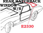 Weatherstrip Rear Hatchback Window Coupe Collector Edition-82
