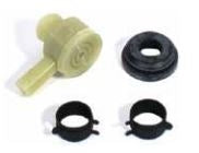 Valve Power Brake Booster Check Exact Original With Clamps & Grommets-64-82