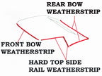 Weatherstrip Kit Hardtop Usa-4 Pieces-68-75