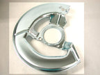 Shield Brake Backing Left Front Silver-65-75