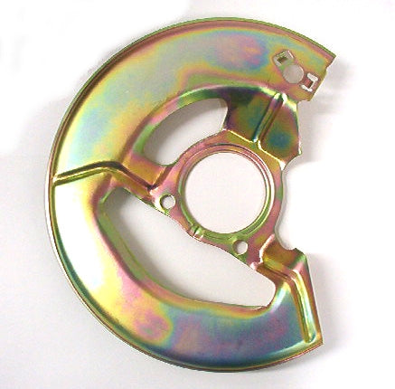 Shield Brake Backing Left Front Gold-76-82