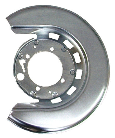 Shield Brake Backing Right Rear Silver-65-75